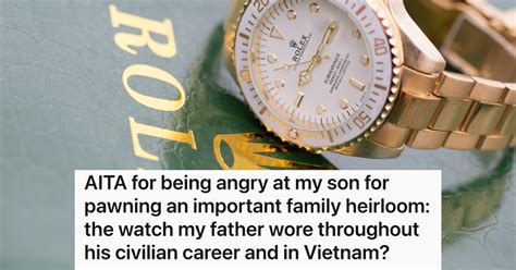 son buys rolex and father is upset|His Father Told Him To Give His Rolex Watch To His Son.